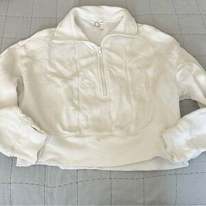 Offline Aerie pullover sweatshirt cropped with zip